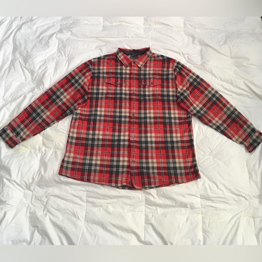 Men’s Eddie Bauer Chutes Microfleece Shirt/Shacket Style Size T3XL